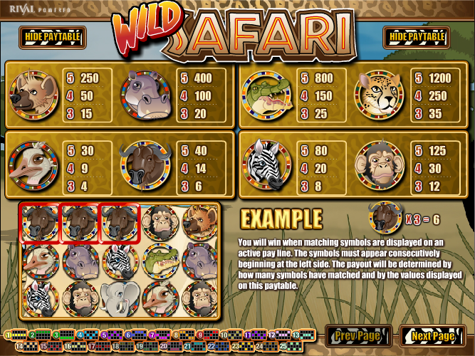 Wild Safari Casino