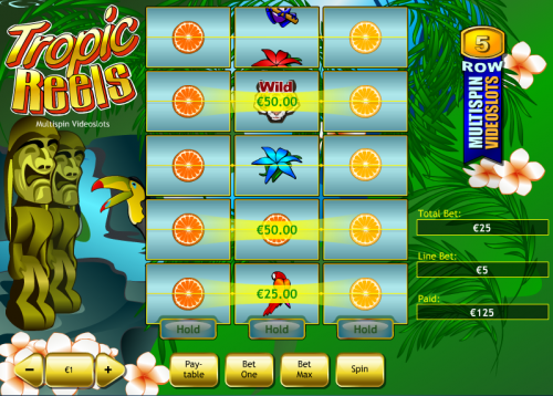 tropic reels screenshot