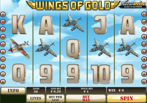 Wings Of Gold Slot Games