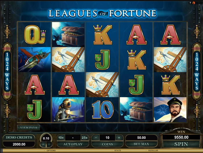 leagues of fortune screenshot