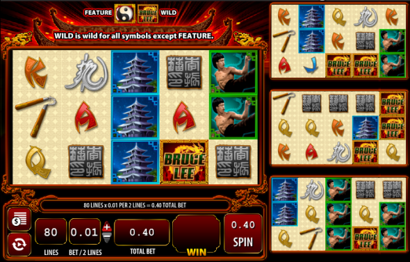 bruce lee dragons tale slot