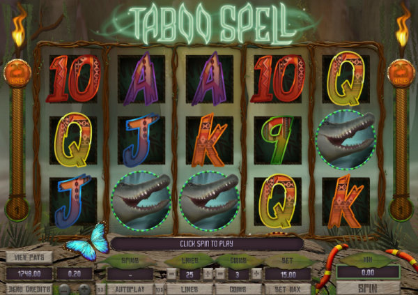 taboo spell slot