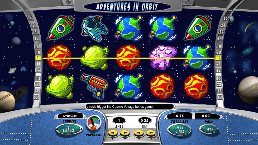 adventures in orbit slot