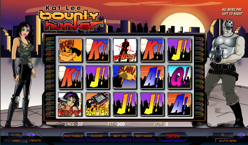 kat lee bounty hunter slot review