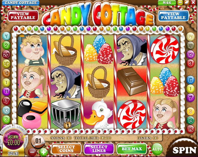 candy cottage slot review