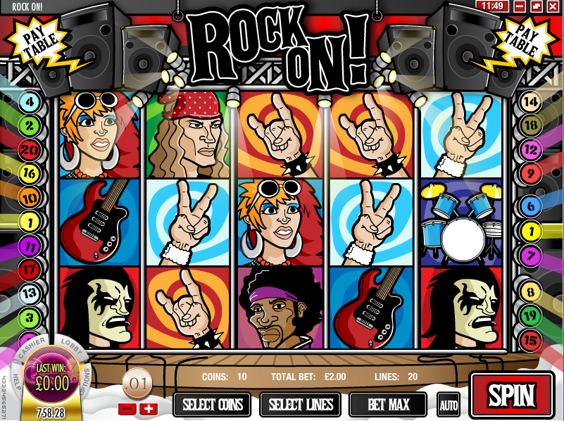 rock on! slot review