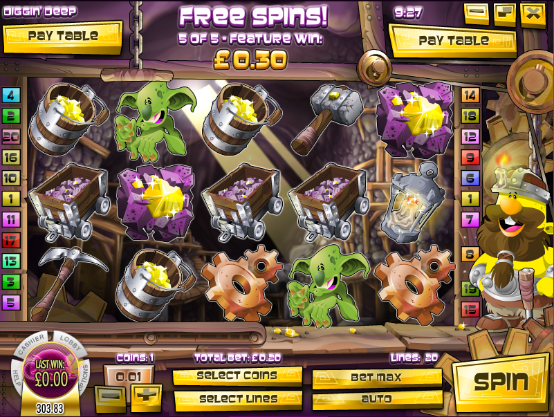 digging deep slot review