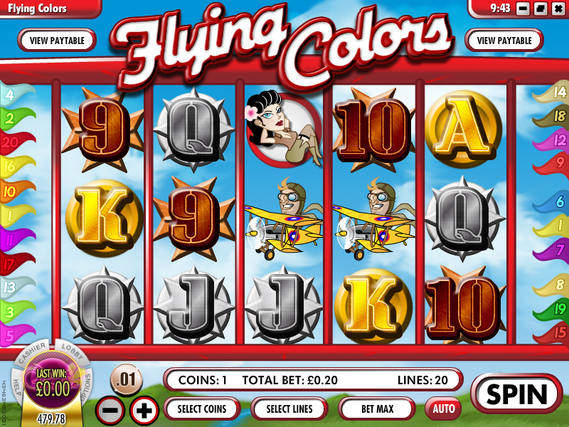 flying colors slot review