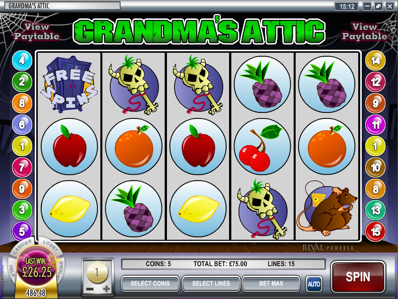 grandmas attic slot review