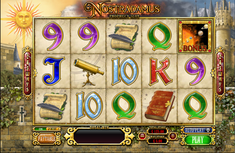 nostradamus prophecy slot review