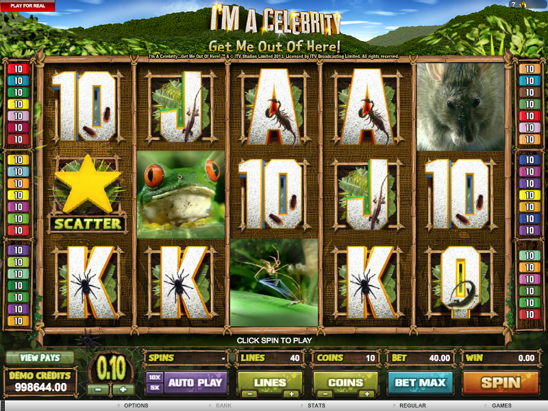 I'm a celebrity get me out of here slot review