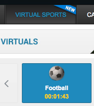 virtual football buttons