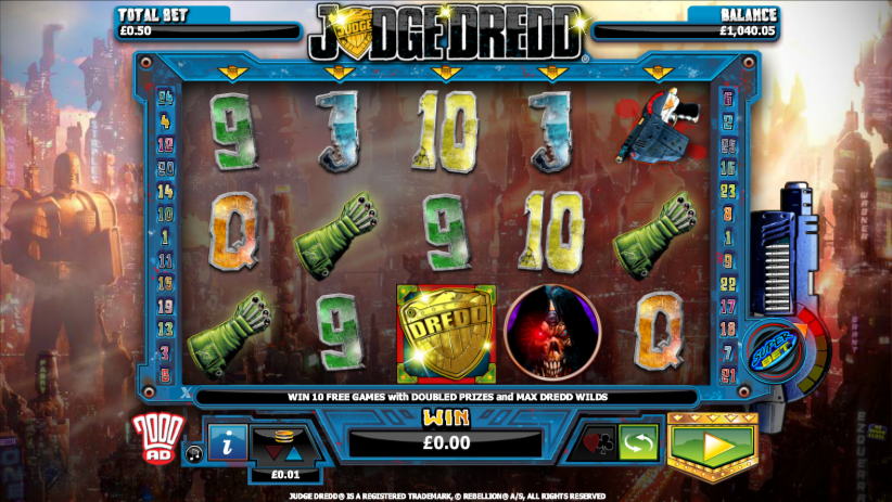 judge dredd slot