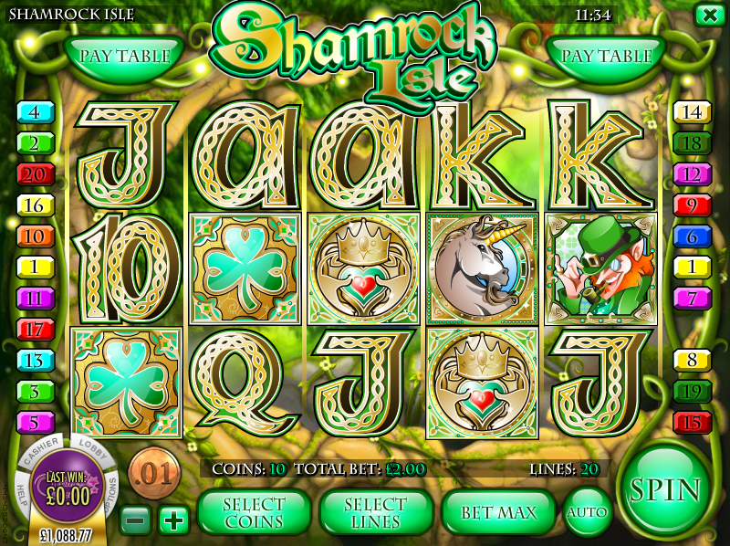 shamrock isle slot