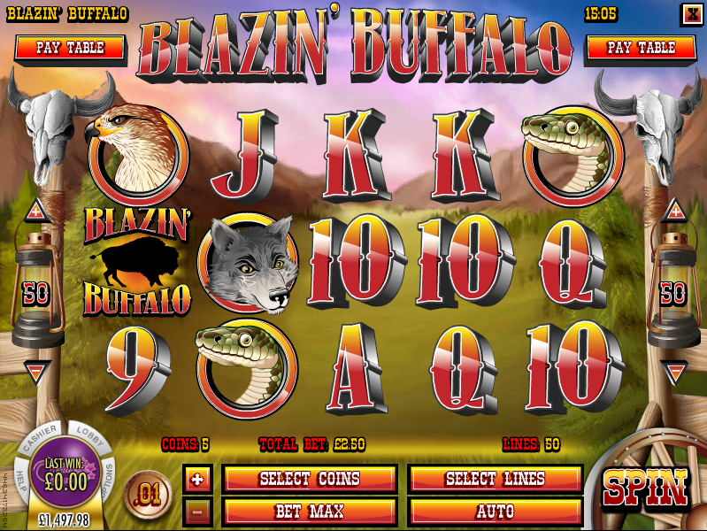 blazing buffalo slot