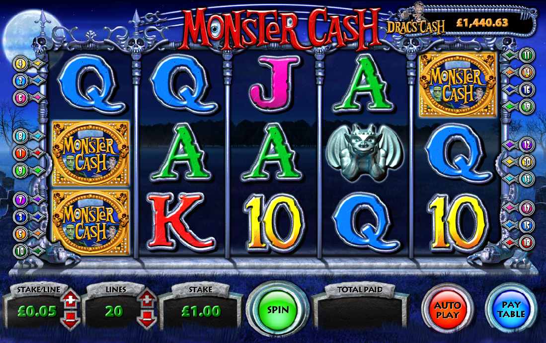 monster cash slot