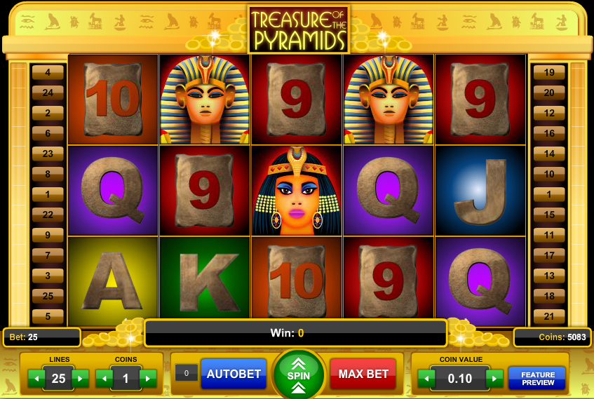 treasure of the pyramids slot