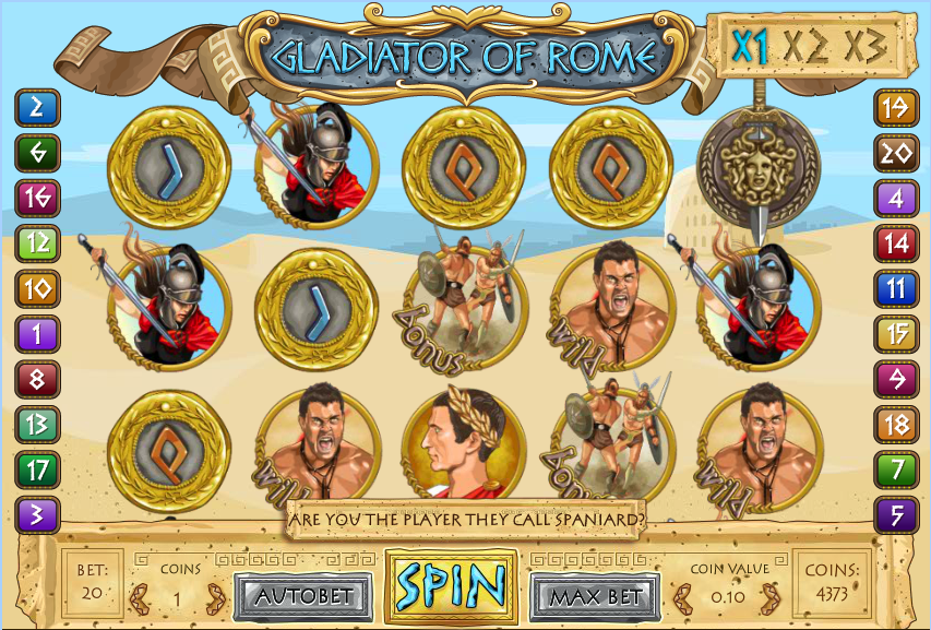 gladiator of rome slot