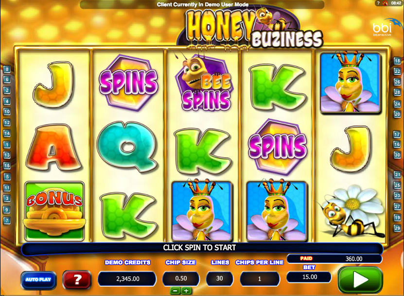 honey buziness slot