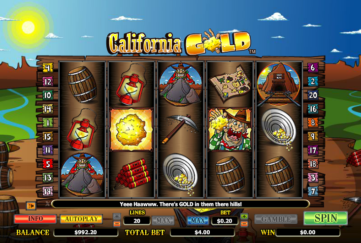 california gold screenshot