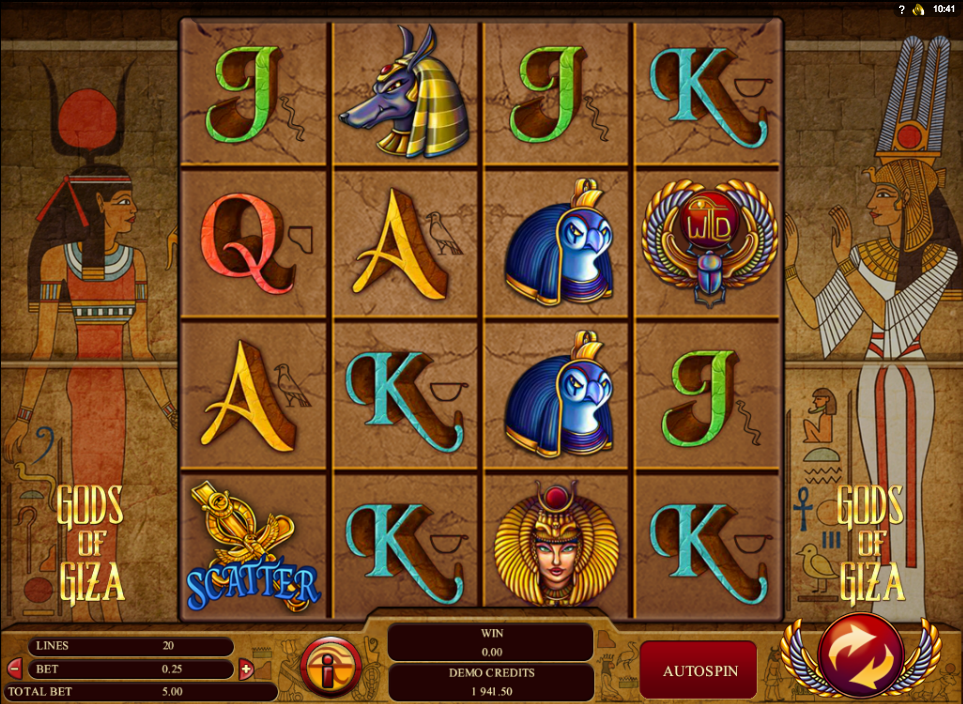 gods of giza slot