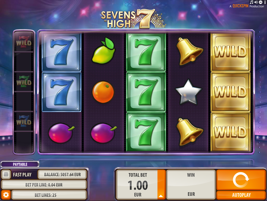 sevens high slot