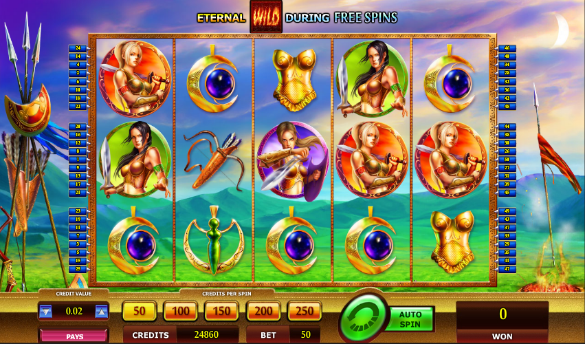 fortunes of the amazons slot