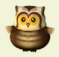 happy mushrooms owl