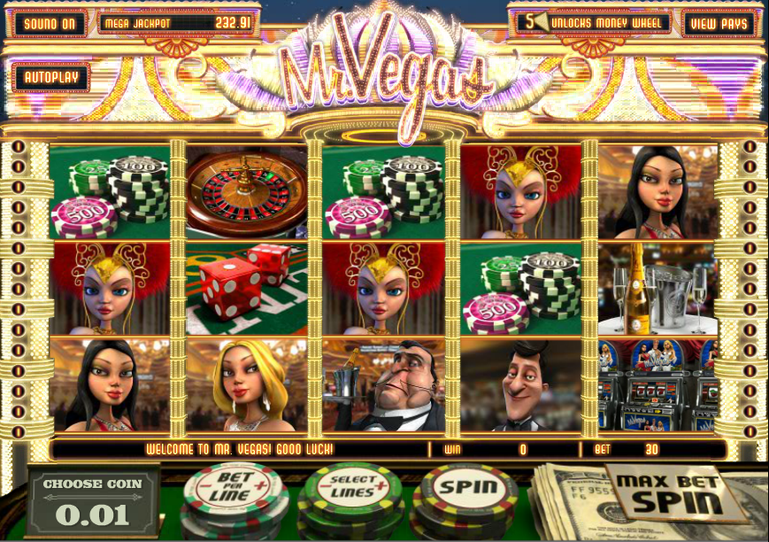 mr vegas slot