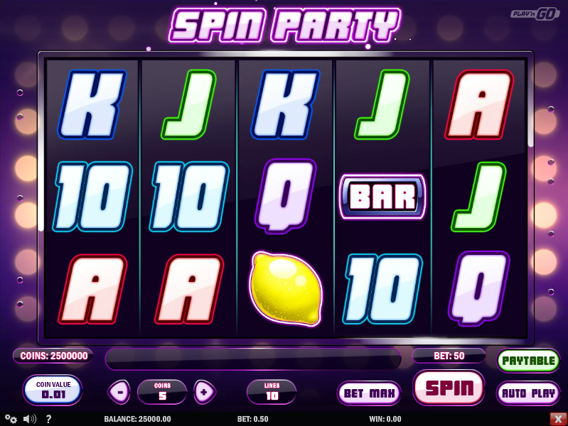 spin party slot