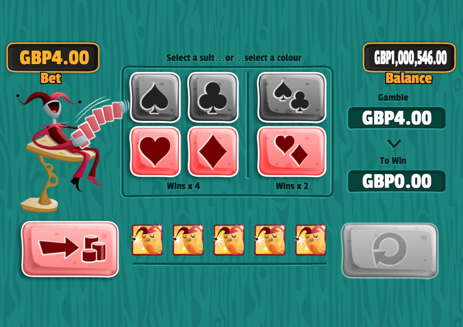 poker riches gamble screen