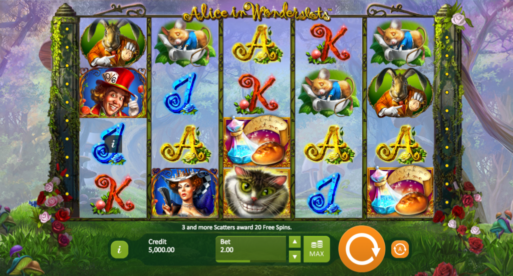 Caca-niqueis Alice in Wonderslots Caca-niqueis Alice in Wonderslots