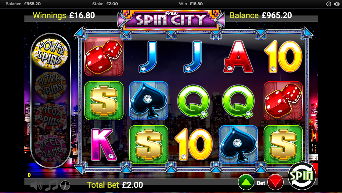 free spin city screenshot