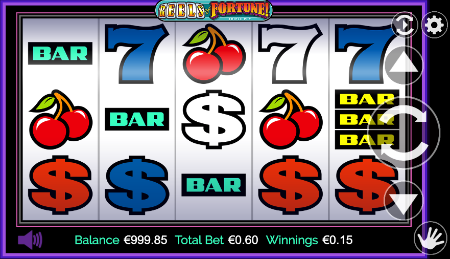 reels of fortune triple pay screenshot