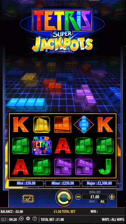 tetris super jackpots screenshot