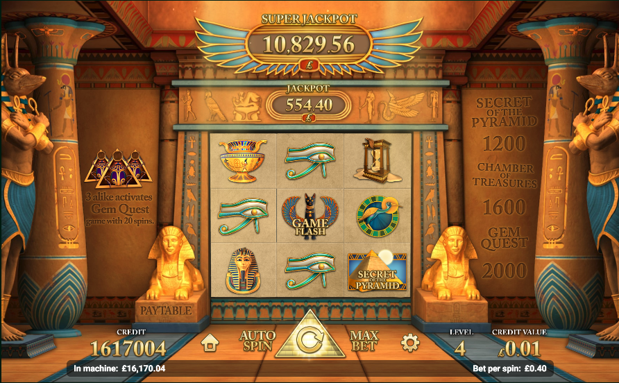 golden pyramid screenshot