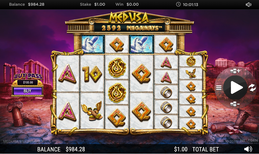 medusa megaways screenshot