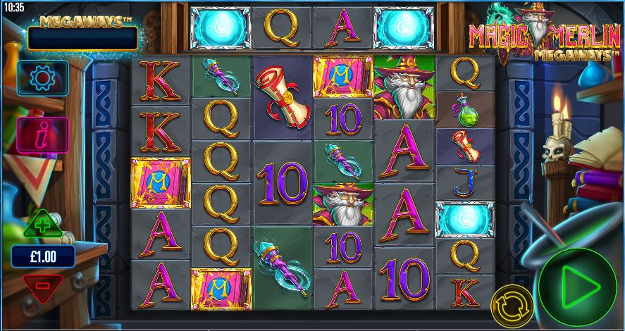 magic merlin megaways screenshot