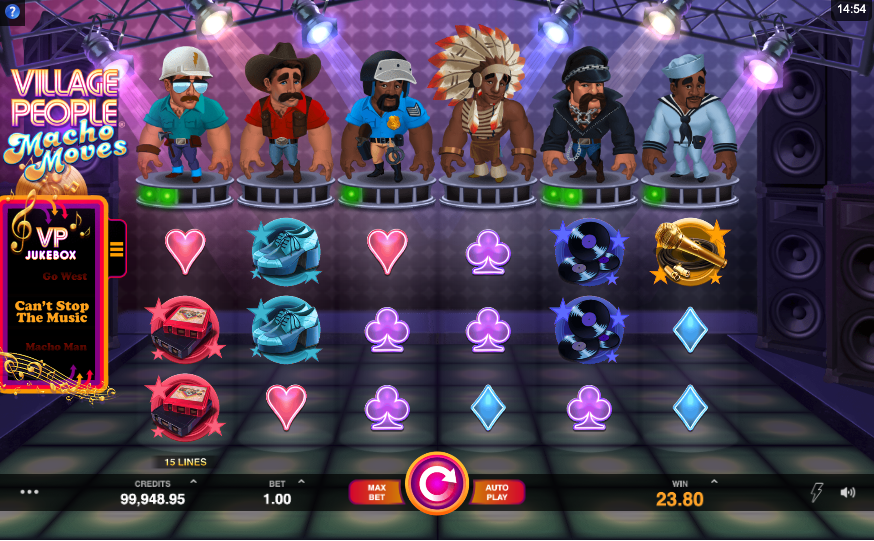 village people macho moves screenshot