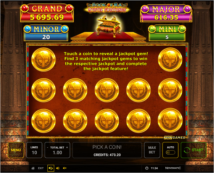 Book of Ra Mystic Fortunes Free Online Slots