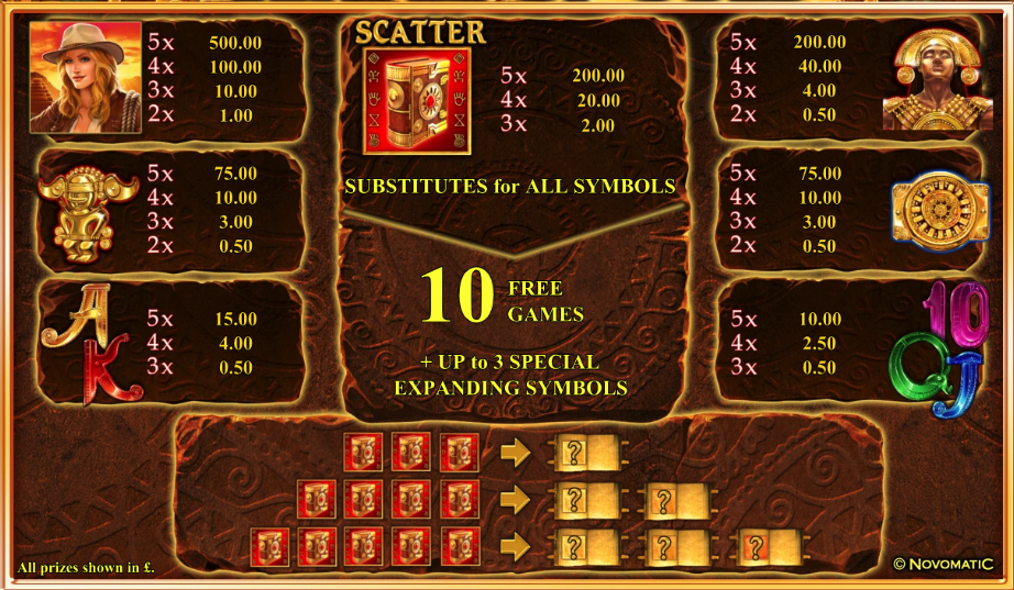 book of ra temple of gold screenshot
