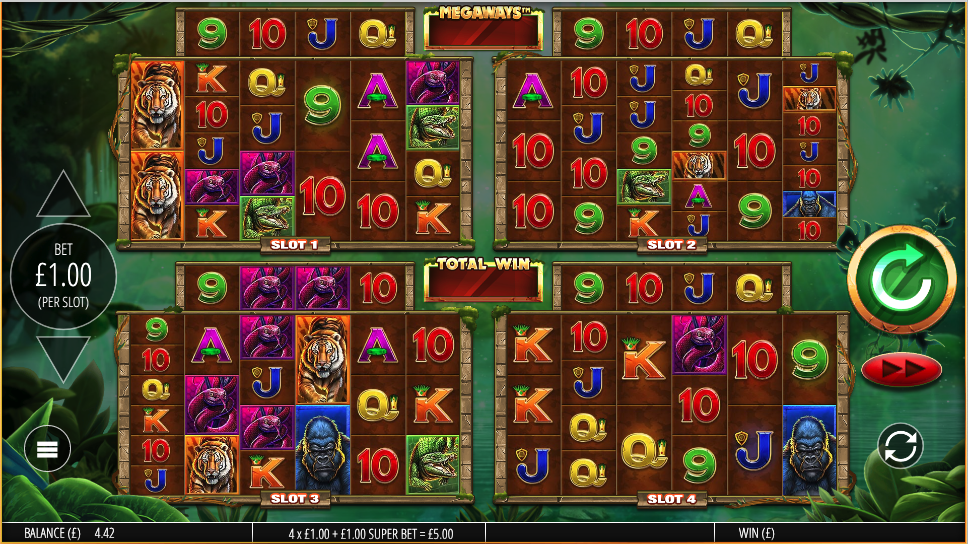 gorilla gold megaways screenshot