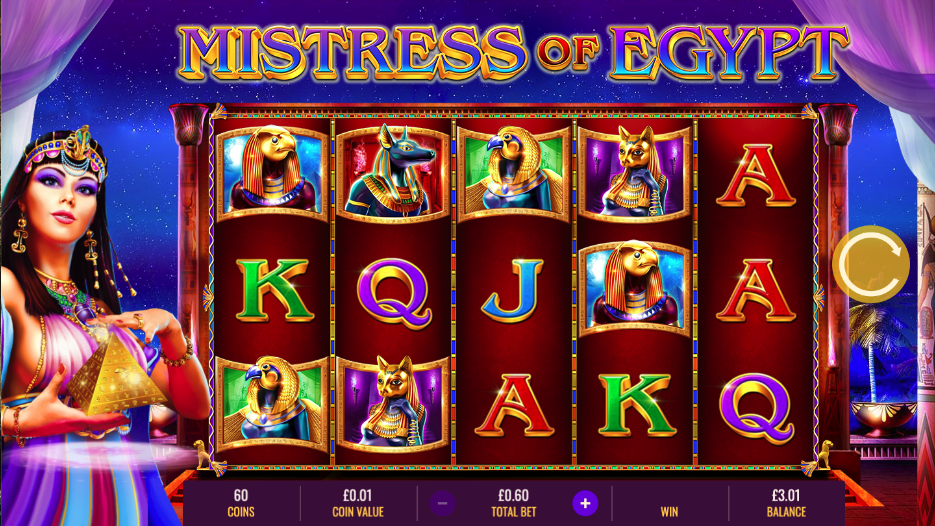 mistress of egypt screenshot