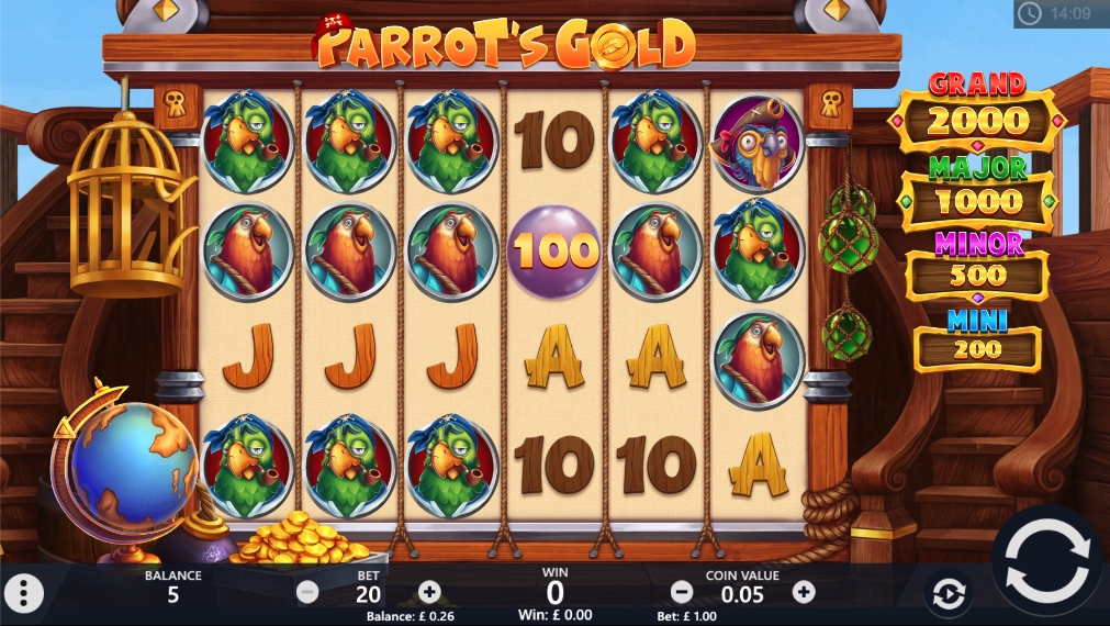 parrots gold screenshot