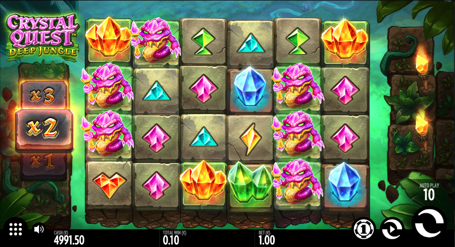 crystal quest deep jungle slot review