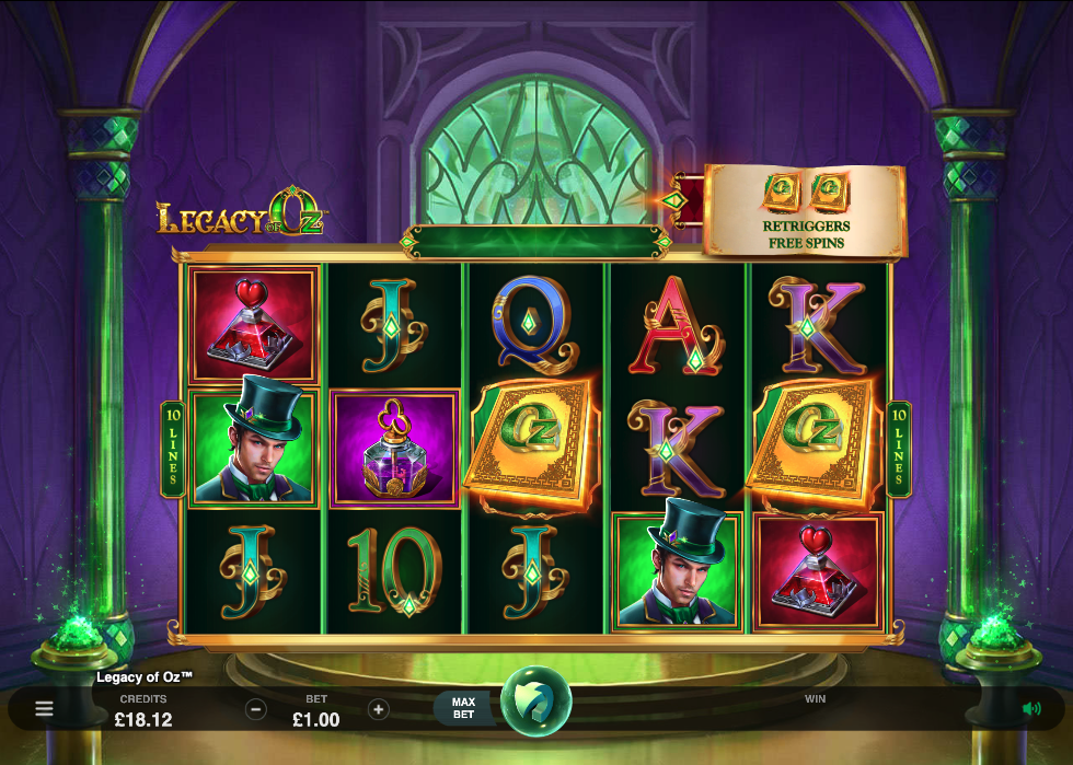legacy of oz slot